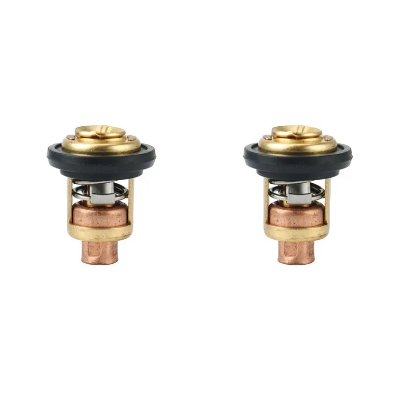 

2X Thermostat For Honda Boat Engine 50/75/ 90/115/130HP 72 Degree 19300-ZV5-043 18-3630-T48C