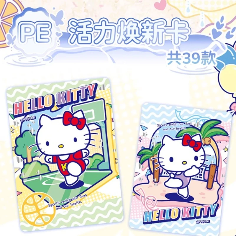Carte ufficiali originali Sanrio Hello Kitty Fantasy Travel Polaroid Series Anime Regali per festival periferici Scatola originale giocattolo
