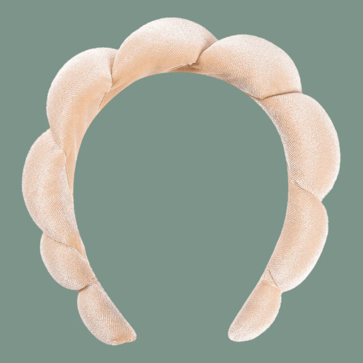 

Ripple Wave Headband Twist Sponge Hair Hoop High Crown French Style Headwear for Women Washing Face Hair Accessories
