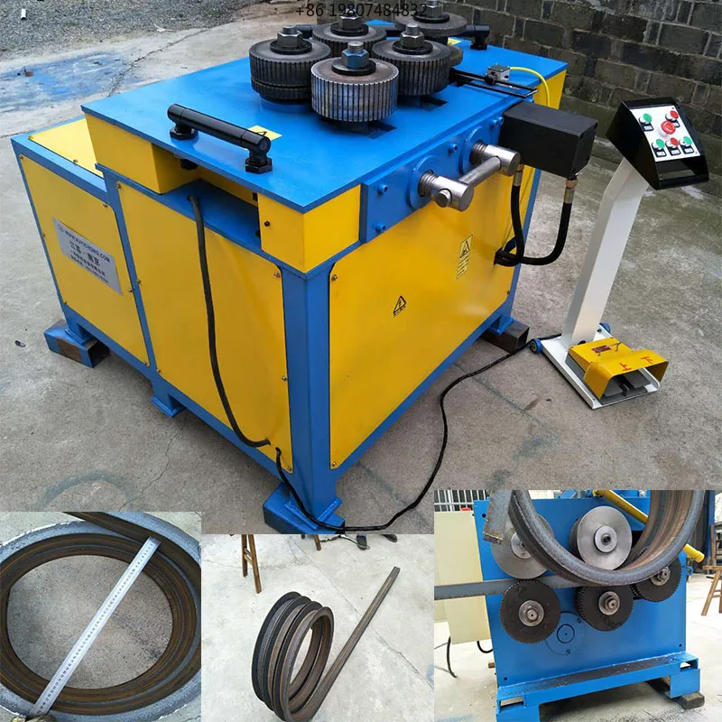 Channel/Angle Steel Inward Rolling Equipment, Wheeled Vertical Profile Coiling Bending Machine, Aliexpress Hot