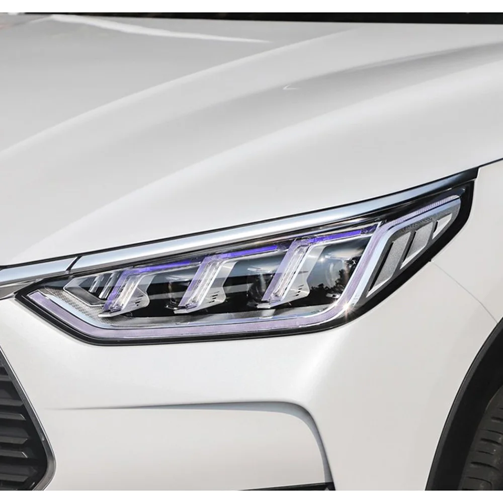 For BYD Song Plus 2019 2020 2021 Car Accessories Headlight Cover Shade Headlamp Shell Transparent Lampshade Case Lens Plexiglass