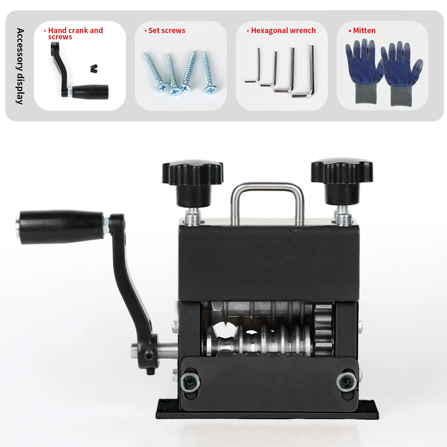 Handmatige draadstripper met dubbele aandrijving voor 3-17mm schrootdraad, koperdraadstripper voor overgebleven kabels