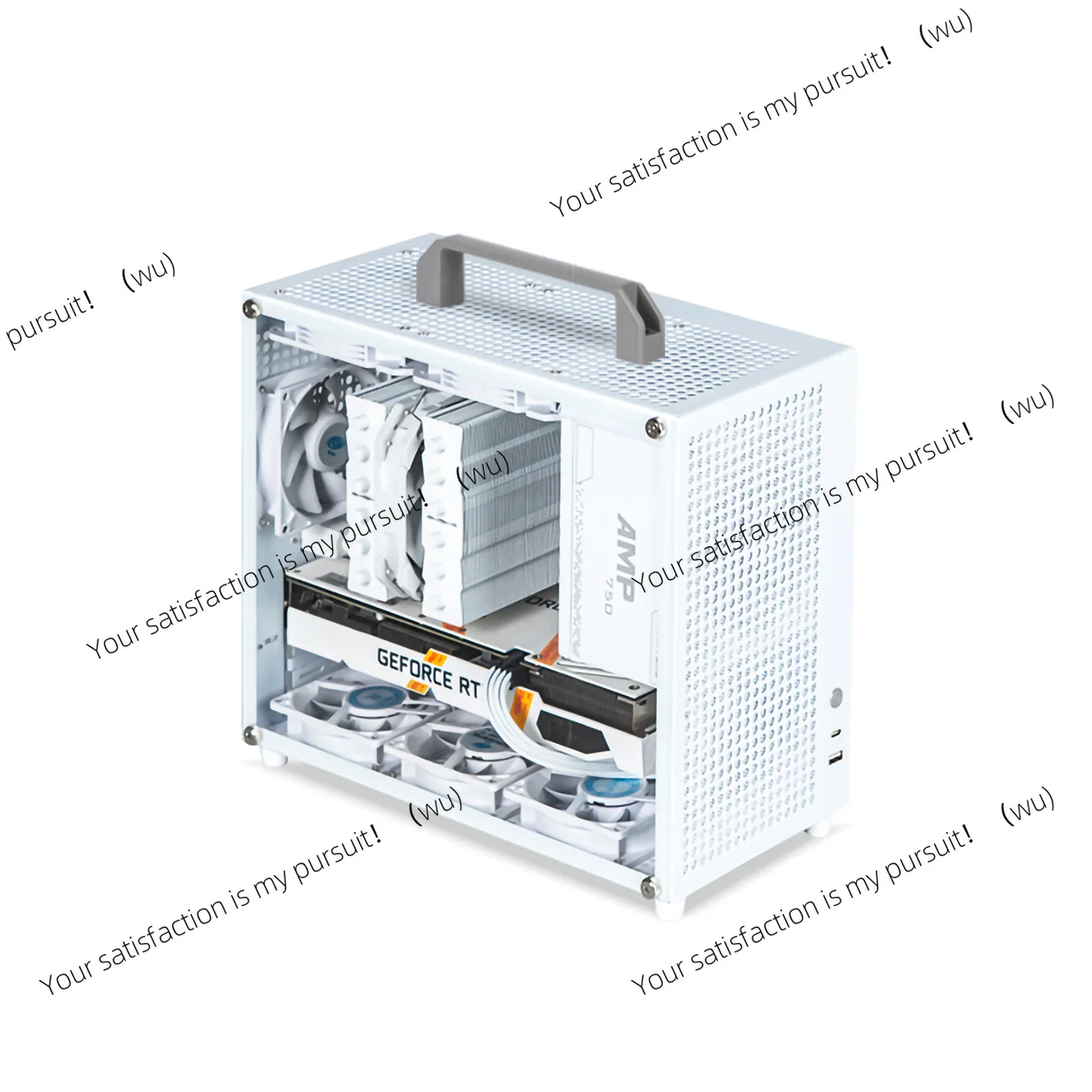 

E80 Портативный портативный мини-настольный компьютер, основной корпус, компактный маленький корпус itx matx