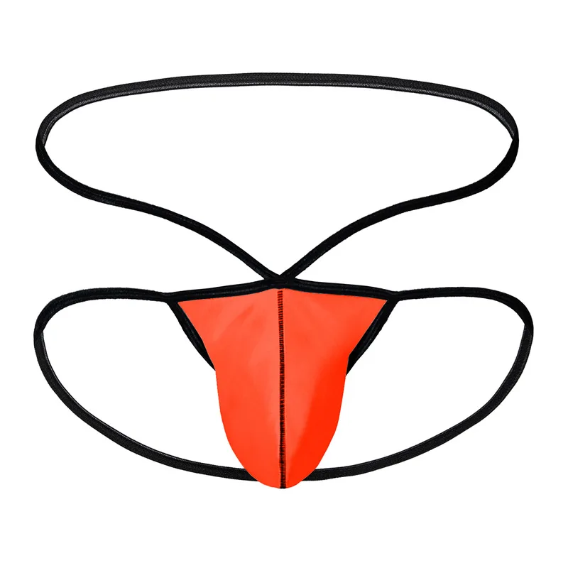 

Men's Erotic Jockstrap Gays Sexy Low-rise U Convex Pouch Fluorescent Pornographic Fun Thong Honme Open Buttocks hollow Underpant