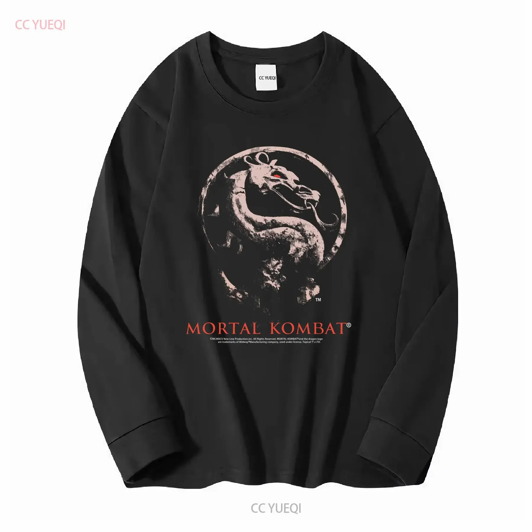 90s Mortal Kombat Movie Dragon Logo Martial Arts Fantasy Film 1995 T Shirt Extra Large vintage Washed designer clothes
