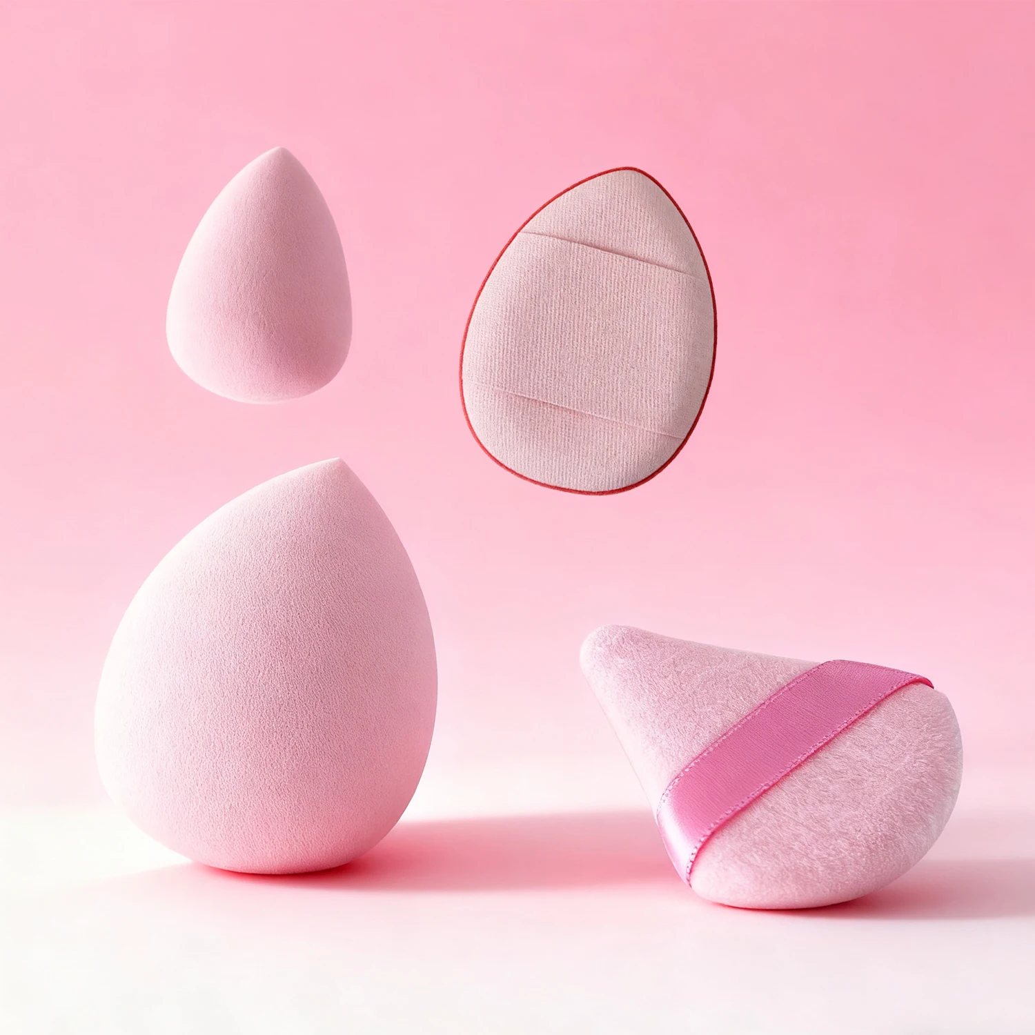 Juego de herramientas de maquillaje de 12 Uds., tamaño gigante, maquillaje suave, polvo de maquillaje de huevo, adecuado para Base de maquillaje, esquina, ajuste de maquillaje, maquillaje principiante