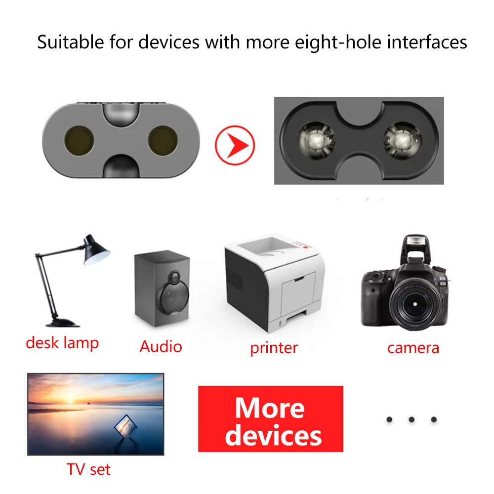 EU Power Cable 2 Porng Extension Cord C7 Figure 8 Euro Power Cord For Samsung LG Sony TV Monitor Power Supply PS3 XBox Charger