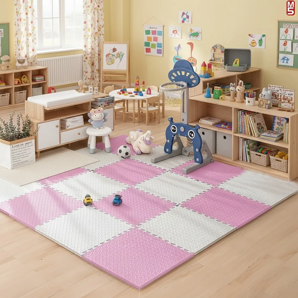

8/16 шт. детский игровой коврик — мягкий, толстый ковер для детской игровой площадки, детской комнаты, детских мероприятий, безопасных и удобных упражнений