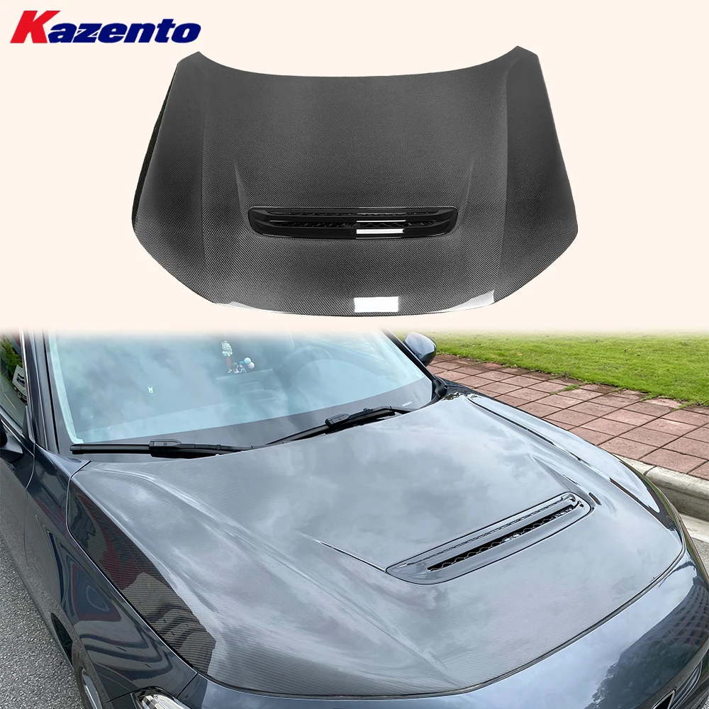 For Honda Civic 11th 2022-2024 FE1 FL1 V1 Carbon Fiber Front Bumper Hood Bonnet( Ocean freight is favorable, welcome to inqury)