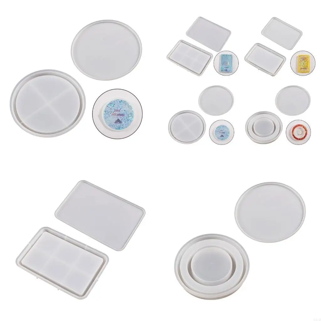 Photo Frame Silicone Mold Quicksand Crystal Epoxy Molds Resin Casting Pendant Mould DIY Craft Handmade Table Decoration