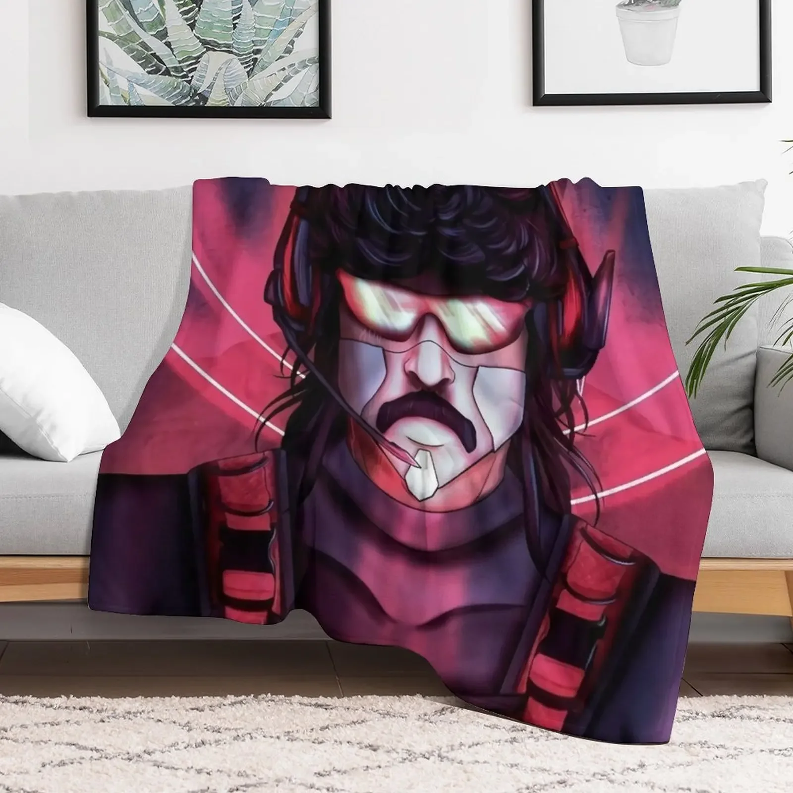 Cyber Dr Disrespect Throw Blanket for babies Kid'S Blankets