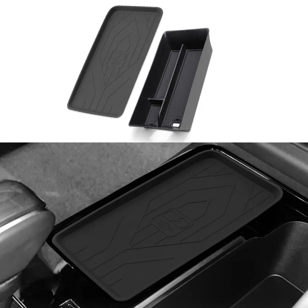 

Armrest Storage Box With Wireless Charging Anti-slip Mat For Toyota For Camry Wireless 24-26 Charging Mat And Armrest Storage