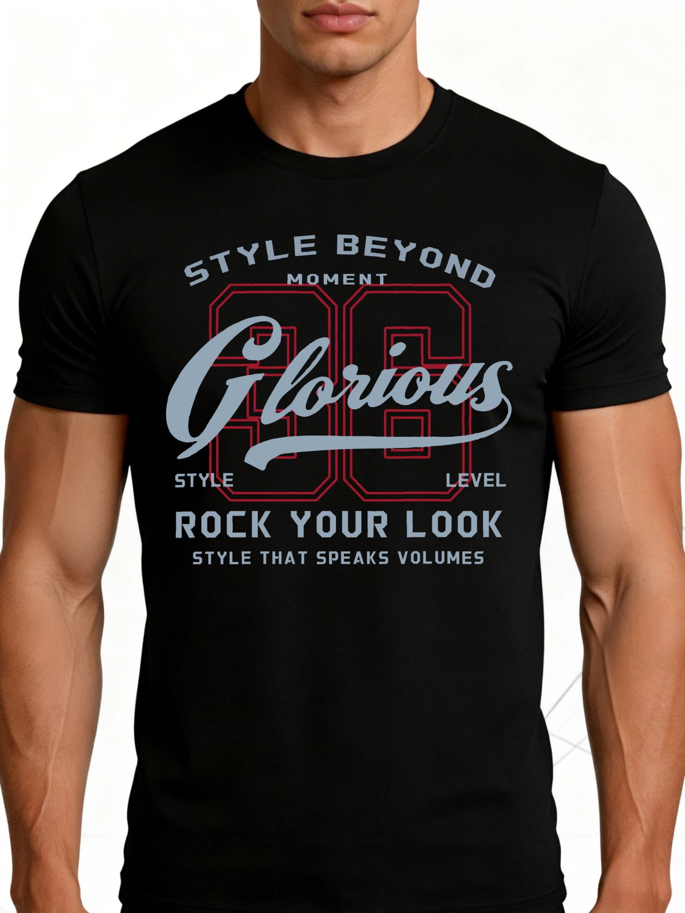 Casual Fashion Men's T-Shirt, Radiant Style Beyond Time, Adds Flair to Your Look, Graphic Design, Summer Wear, Gift for Him