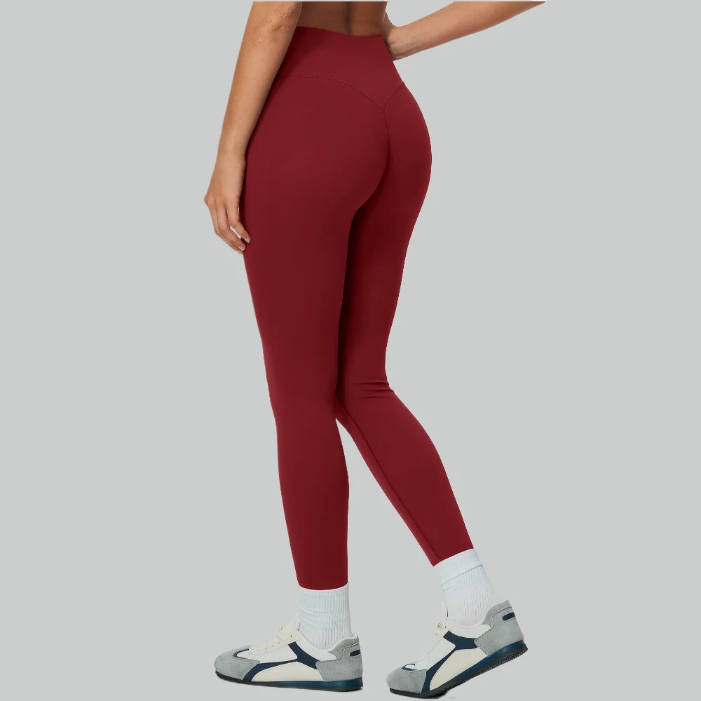 Women Yoga Pants Fitness Leggings High Waist Crossover Scrunch Slim Fit Workout Gym Tights Breathable Stretchy Comfy Sportswear