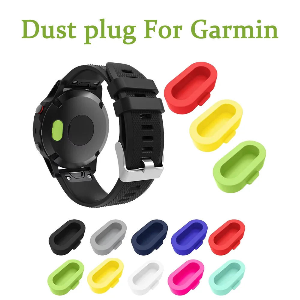 Silicone Dustproof Plug Charging Port Protector Cap For Garmin Fenix 7 7S 7X 6 6X 5 5S 5X Forerunner 965 955 265 255 245