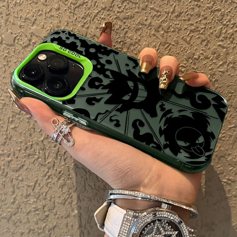 Cool P-Pokemon Gengars Matte Hard CaseสําหรับSamsung Galaxy S24 S25 Ultra S23 Plus S22 S21 FE A56 A36 A26 5G A16 a06 4Gหมายเหตุ 20