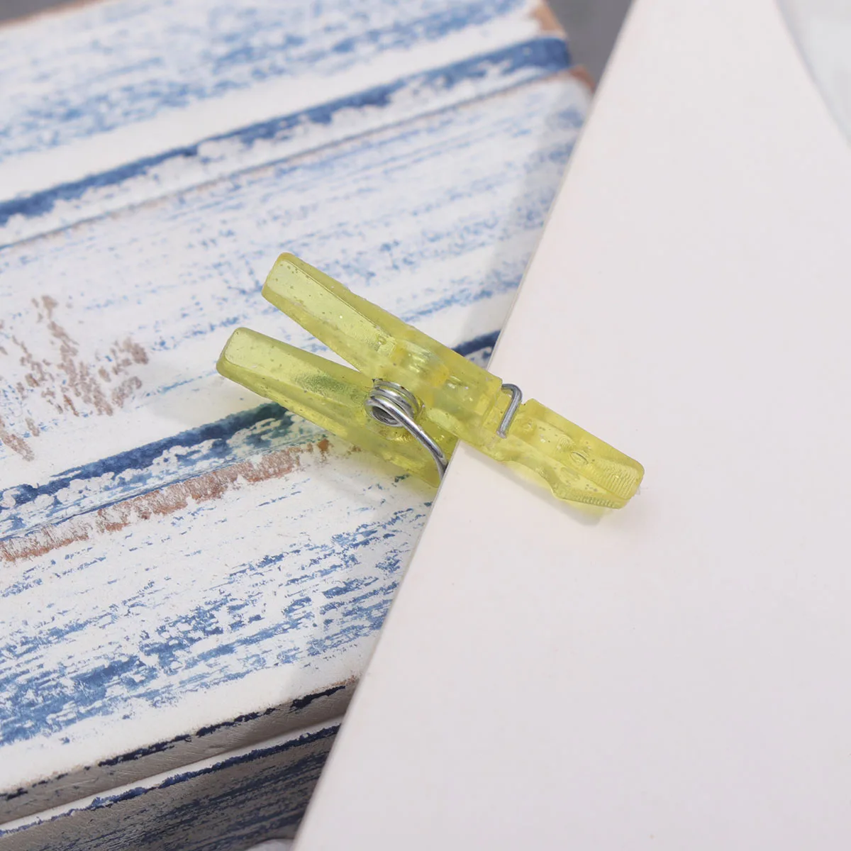 

100pcs Plastic Clothespin Mini Clips for Hanging Clothes Photo Hangers Craft Projects Home Decorations Holiday Items