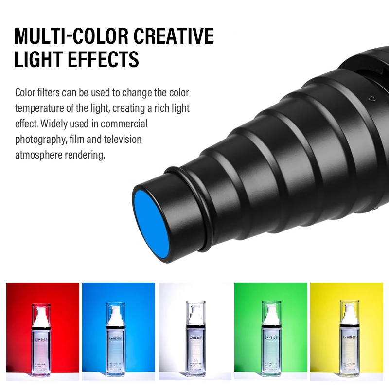 ملحقات فلاش استوديو سنوت كبيرة الحجم من Soonpho Bowens تركيبات إضاءة الاستوديو الاحترافية مناسبة لـ S-Type DE300 SK400 II