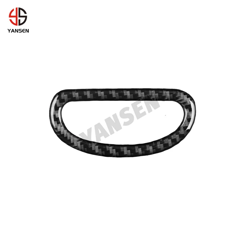Car Center Console Switch Decorative Carbon Fiber Sticker For Fiat 500L 2014 2015 2016 2017 Interior Accessories - Image 3