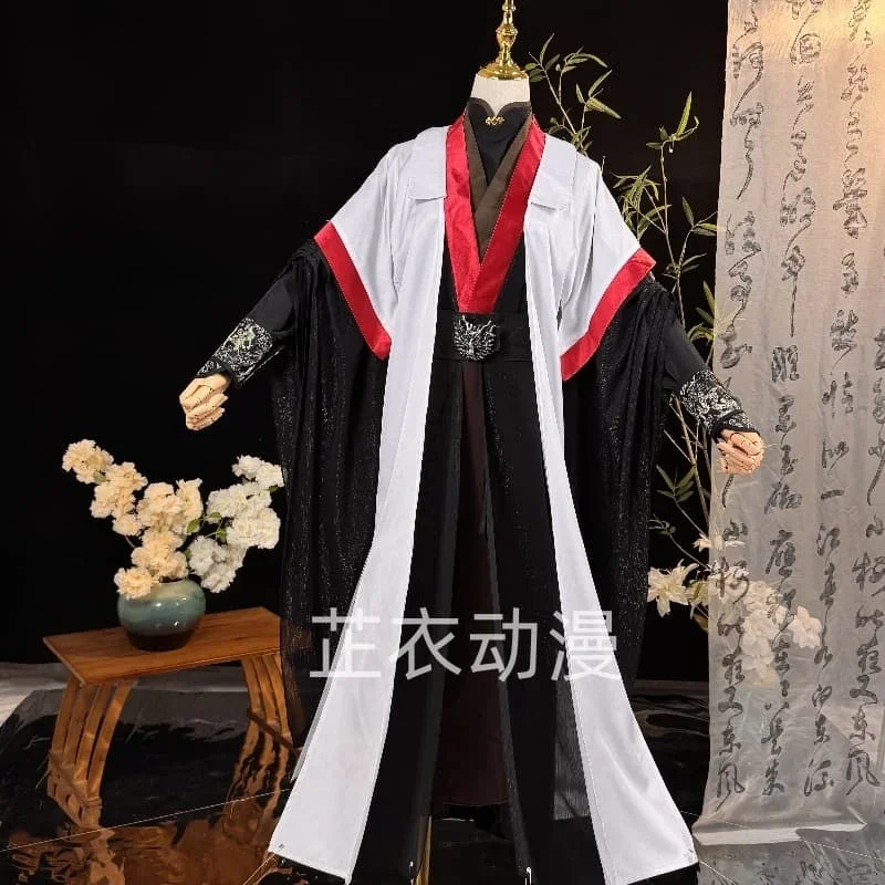 

Luo Binghe костюмы древний стиль одежда Hanfu аниме наряд одежда Хэллоуин карнавальные костюмы полный комплект