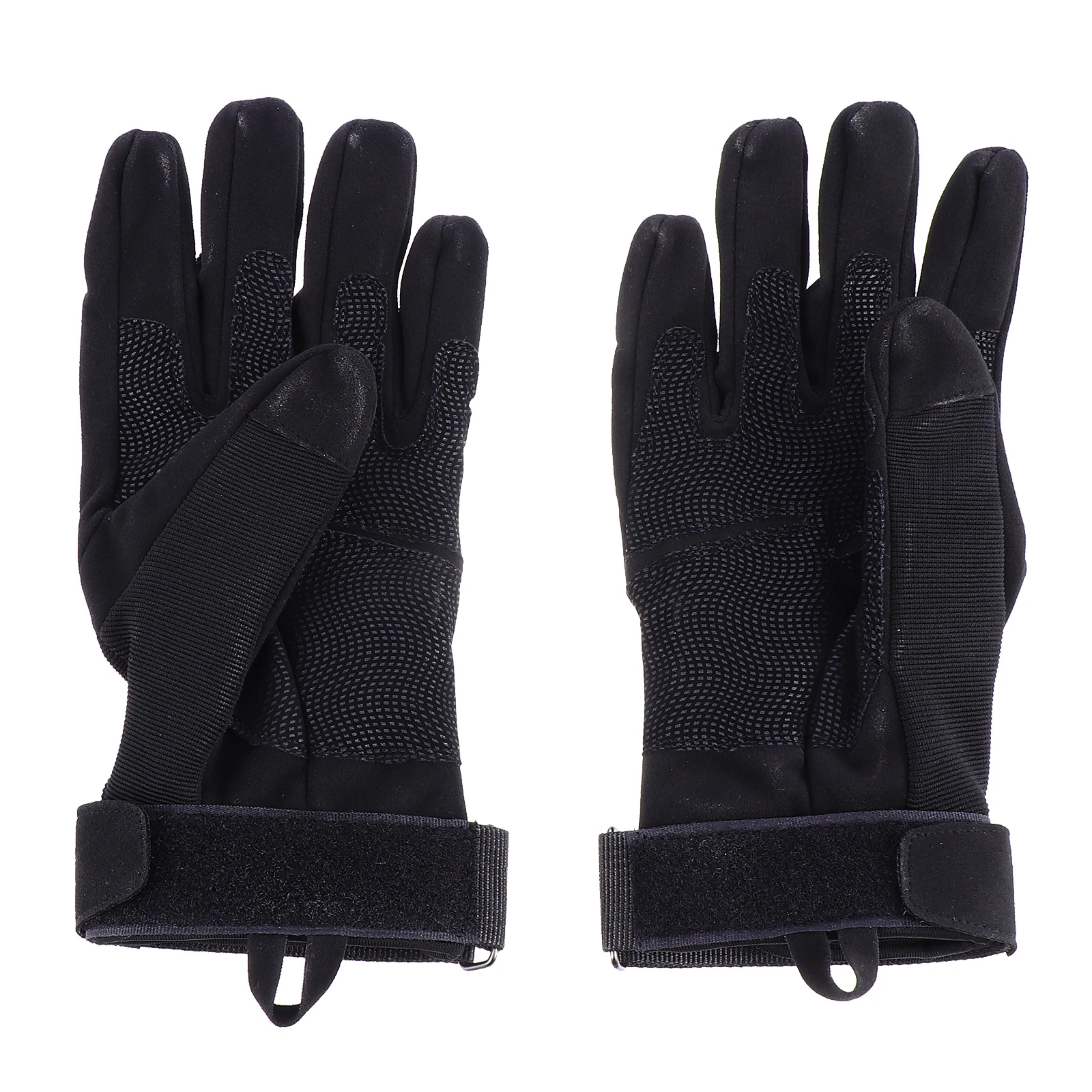 

1 Pair Full Finger Gloves Anti-Skid Motorbike Mitten Shockproof Outdoor Riding Gloves For Driving Jogging Mountaineering