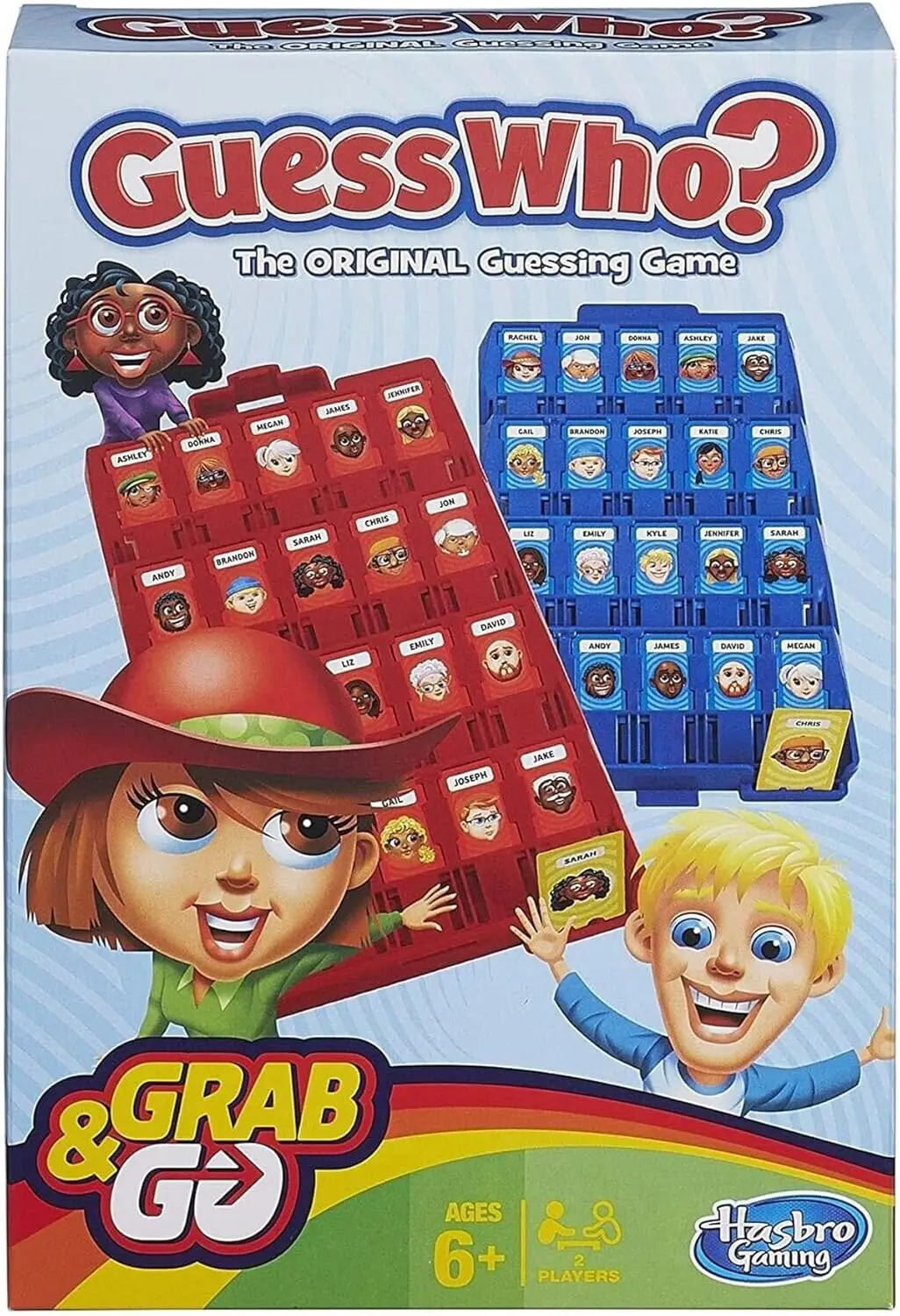 Jogo unissex-adulto Grab and Go Guess Who, multicolorido, tamanho único
