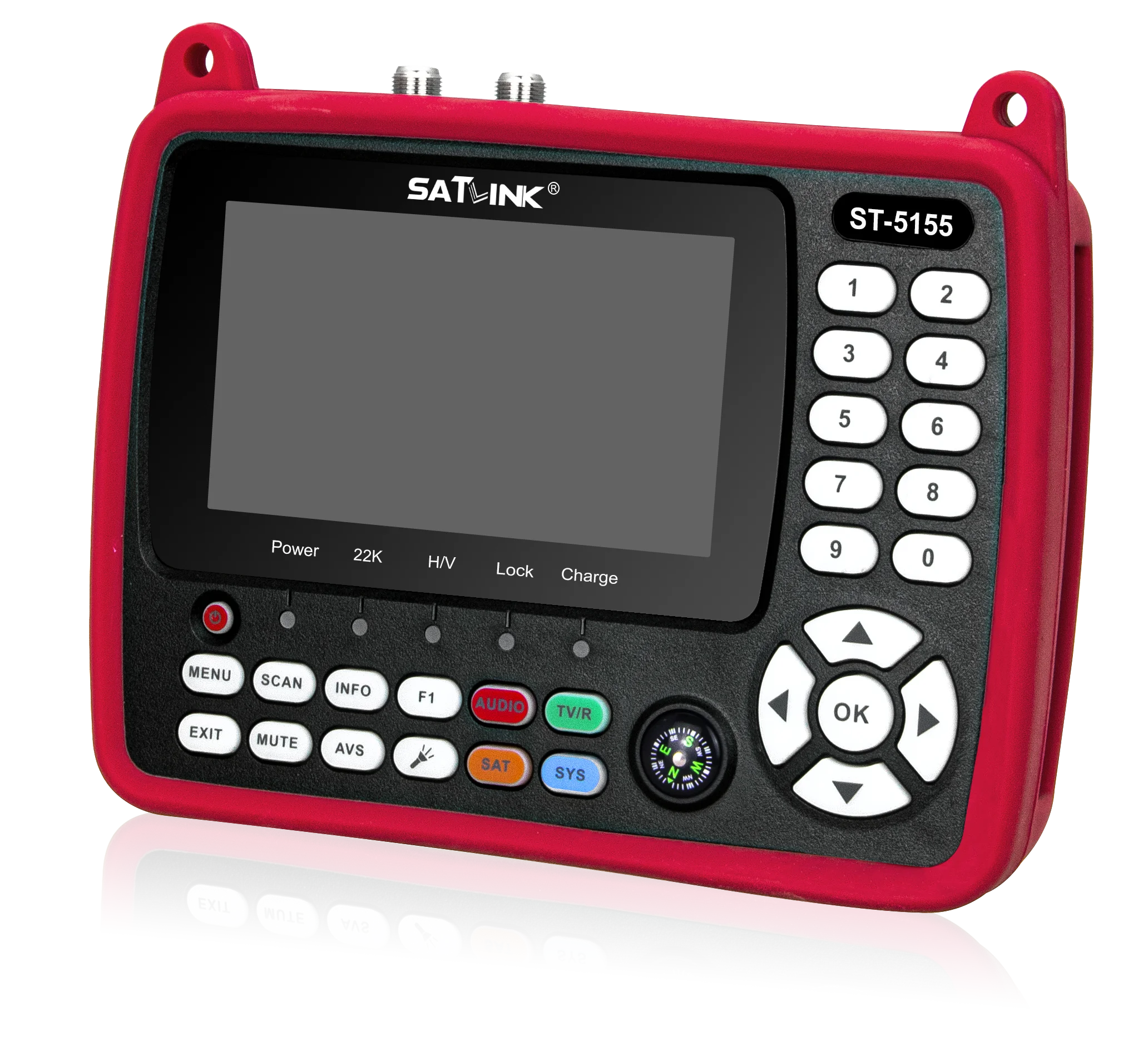 SATLINK ST-5155 Satellite Finder Meter DVB-S/S2/T/T2/C Combo Meter Suppot HD 1080P MPEG-2/4 H.264/H.265(10 Bit), QPSK,8PSK,16PSK