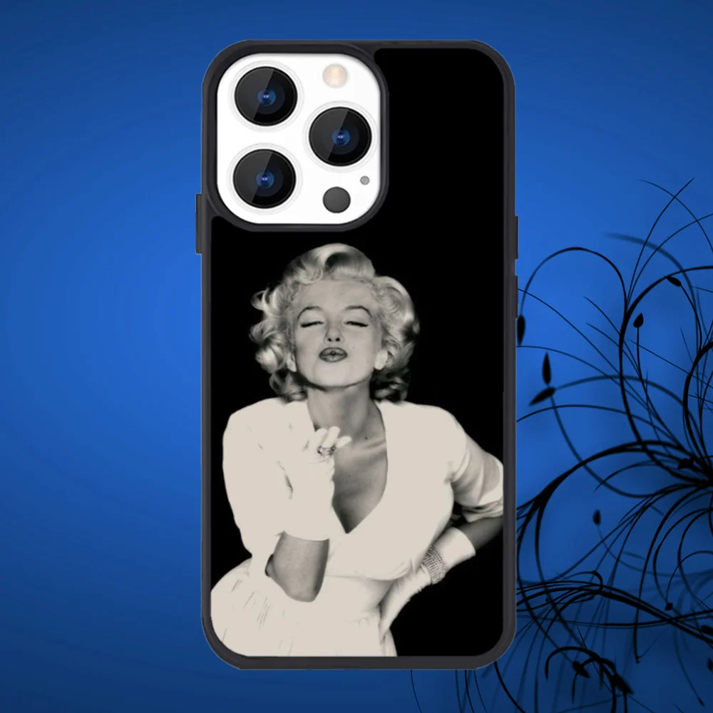 M-Marilyn M-Monroe Retro Phone Case For iPhone 16,15,14,13,12,11,Plus,Pro,Max Mini Magsafe Magnetic Wireless Charging