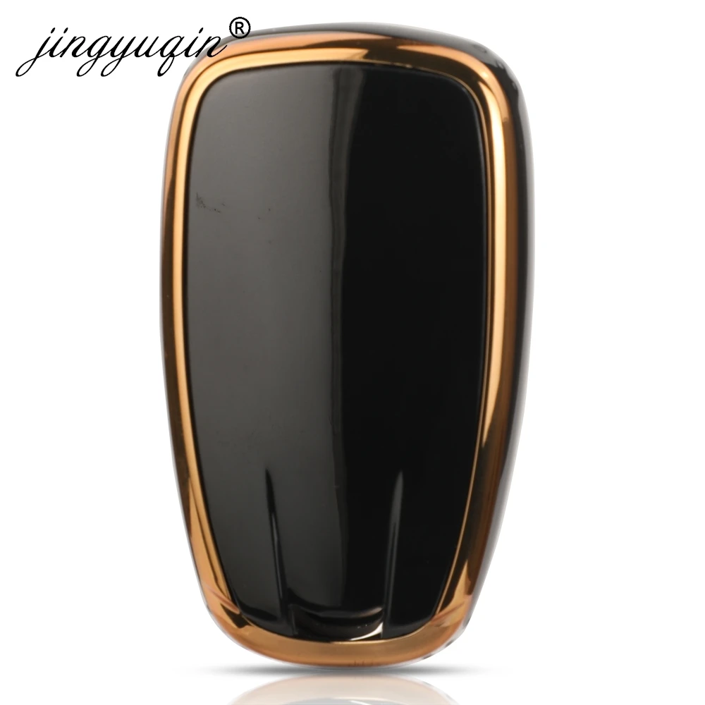 jingyuqin 5Button TPU Car Key Case Cover For Chevrolet Chevy Malibu Camaro Cruze Traverse Spark Equinox Sonic Volt Protect Shell
