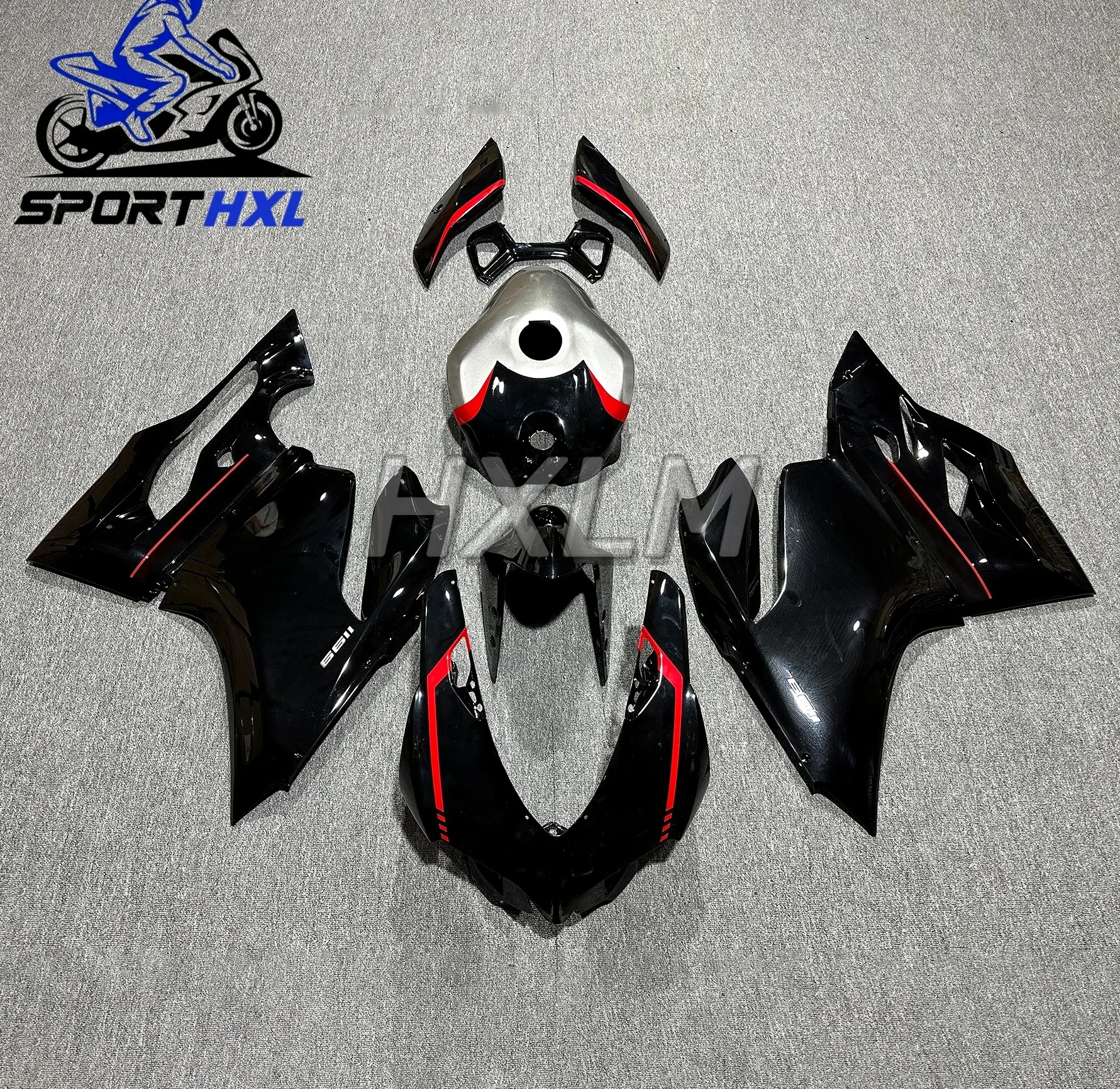 Racing Motor 4Gifts New ABS Motorcycle Fairings kit Fit For DUCATI Panigale 899 1199 1199S Custom Red Black Shiny
