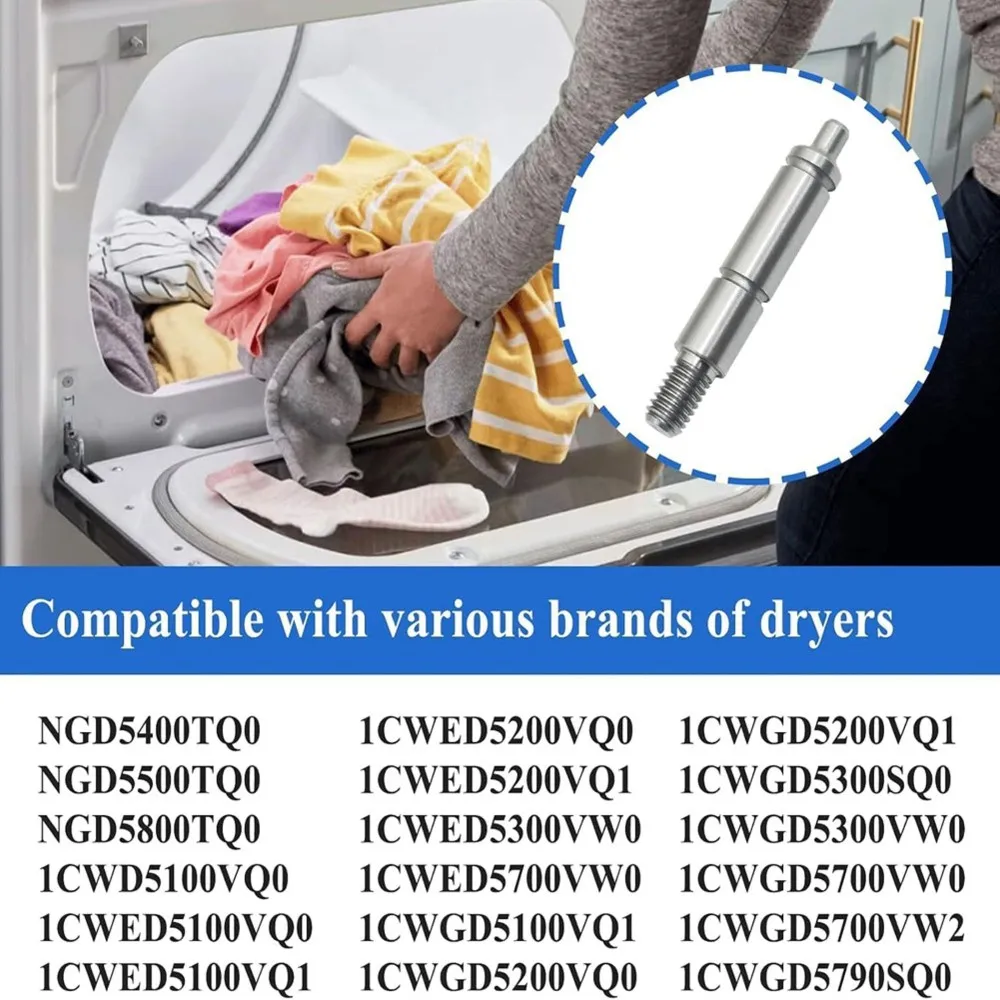 B82B-W10359269 W10359270 Dryer Left And Right Side Shafts Kits Dryer Drum Roller Shaft For Whirlpool Crosley