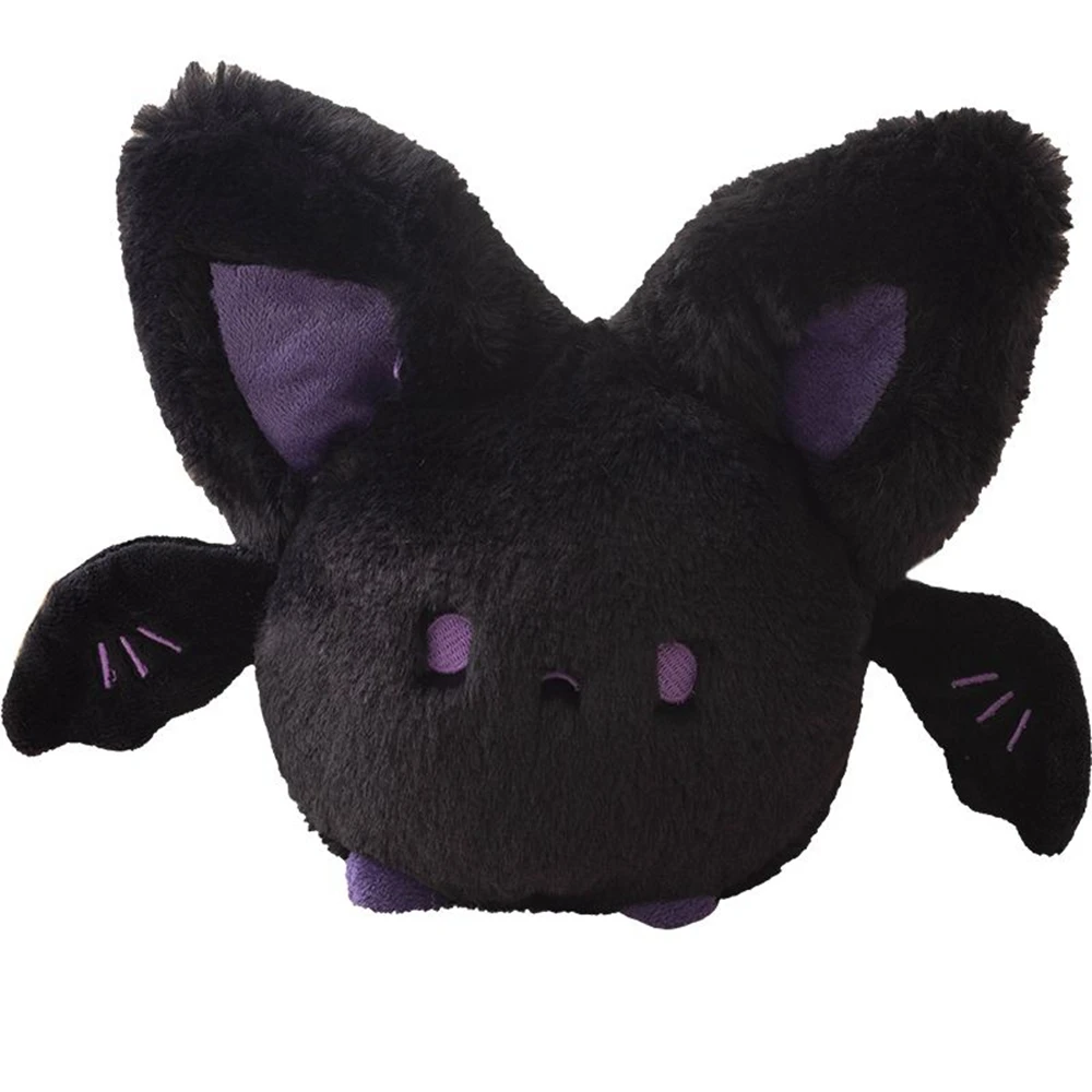 

20CM Round Little Bat Plush Toy Super Kawaii Soft Little Bat Animal Doll For Children's Birthday Christmas Gift Room Decoration