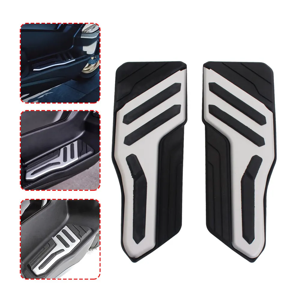 

Foot Pegs Easy to install Foot Rest Plate Skidproof Pedal Plate Motorcycle Accessories Footrest Footpads For TMAX 560 2022
