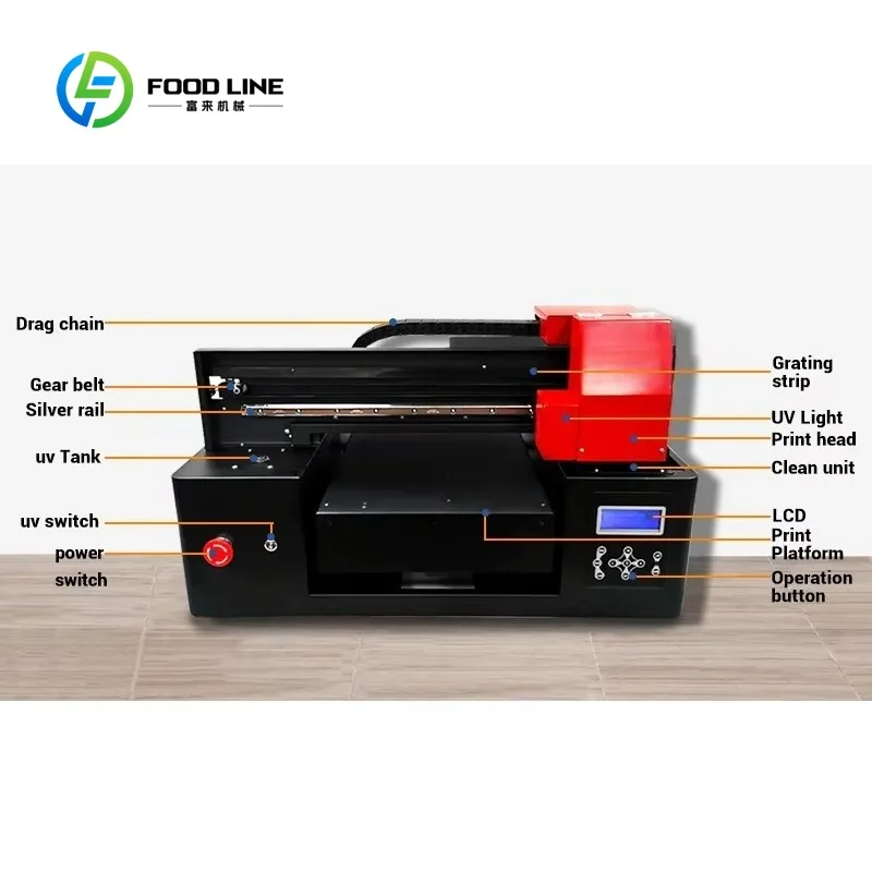 Multi-funtional High Speed Edible Food Printer Cake Chocolate Macaron Printing Machine Cake Printer Custom Edible Ink Printer