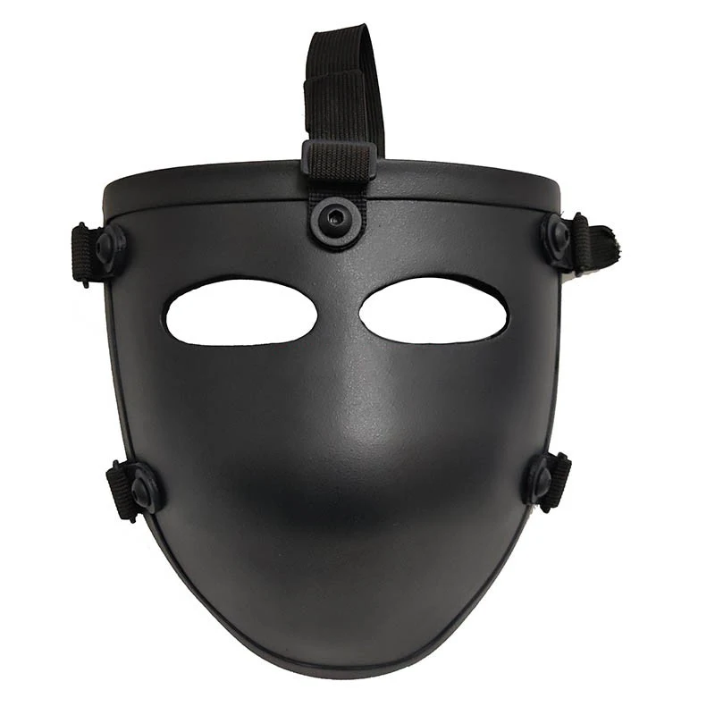 Bulletproof Half Face Mask, Bulletproof Viseira, Militar, Polícia, Uso do Exército, Aramida, NIJ IIIA, Tático