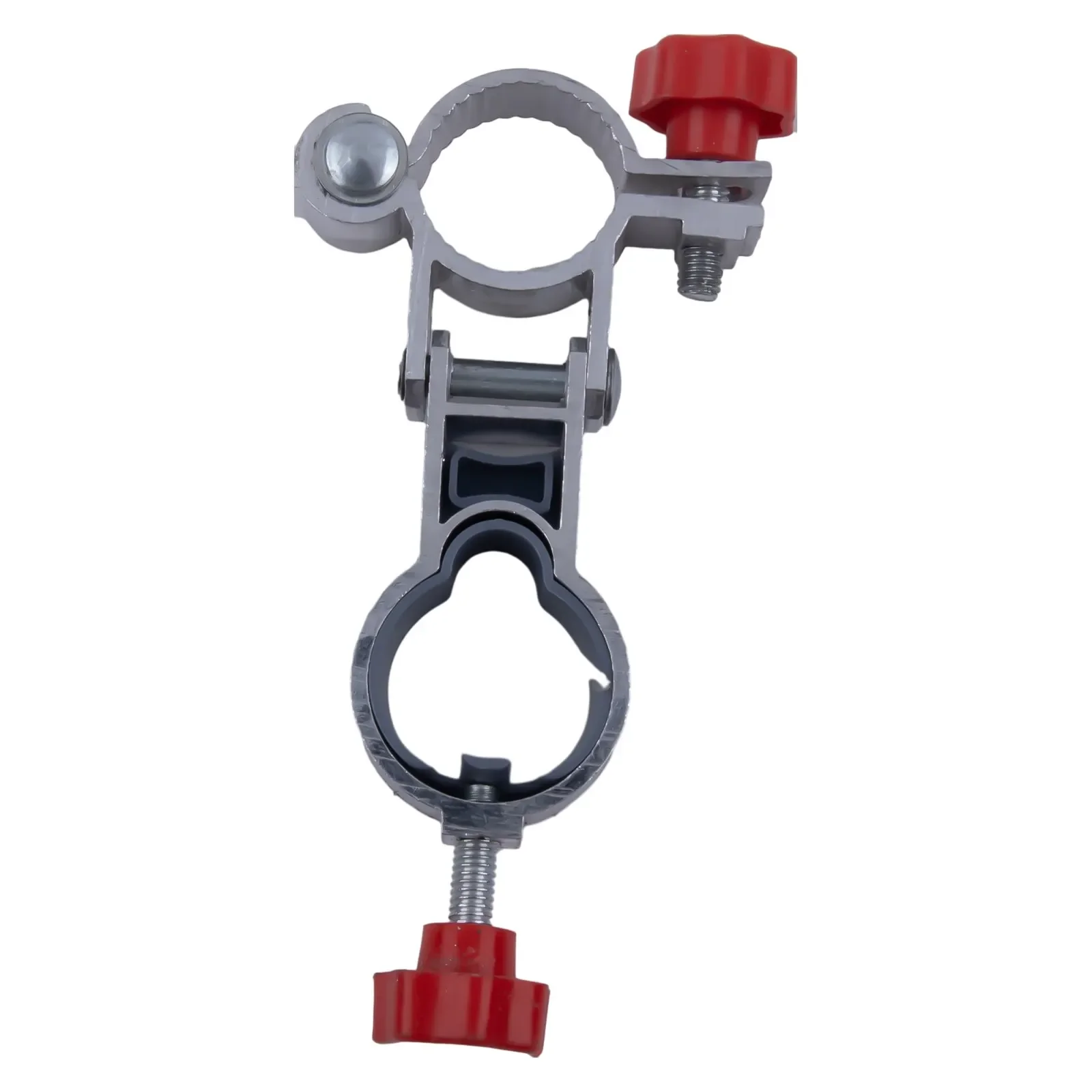 Aluminum Clip On Mount For Umbrella 2 Pcs For Garden Chair Parasol Support On Outdoor Patio Balcony Deck Applications