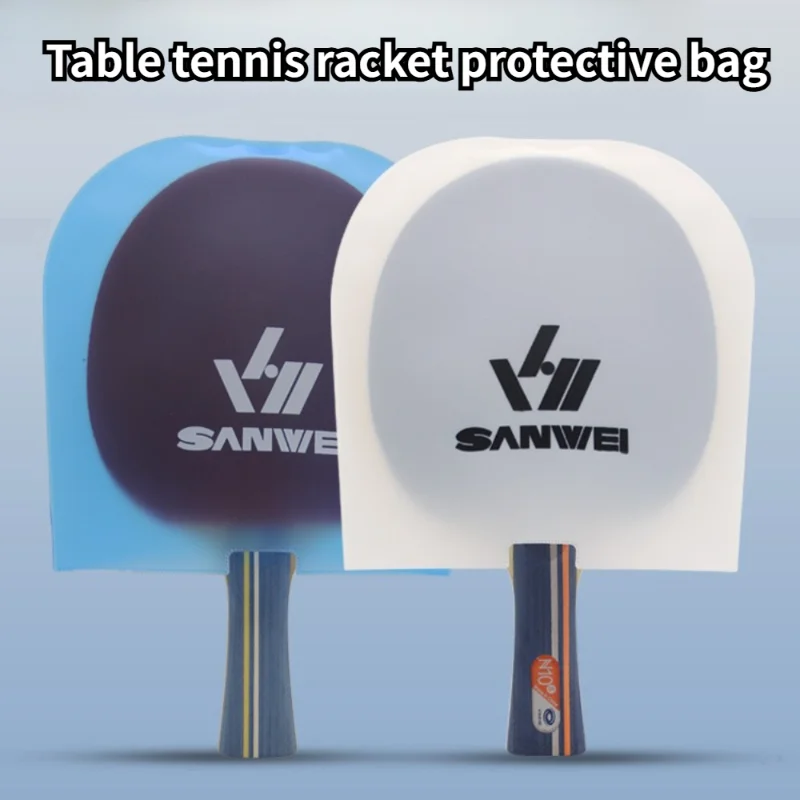 Racket Table Tennis Protection Covers Waterproof Paddle Film Protector Anti-oxidation Protective Bags Rubber Scratch-resistant