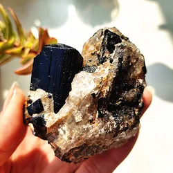 Natural Black Tourmaline Raw Crystal Stone Mineral Specimen Room Ornament Spiritual Meditation Exorcism Feng Shui Home Decortion