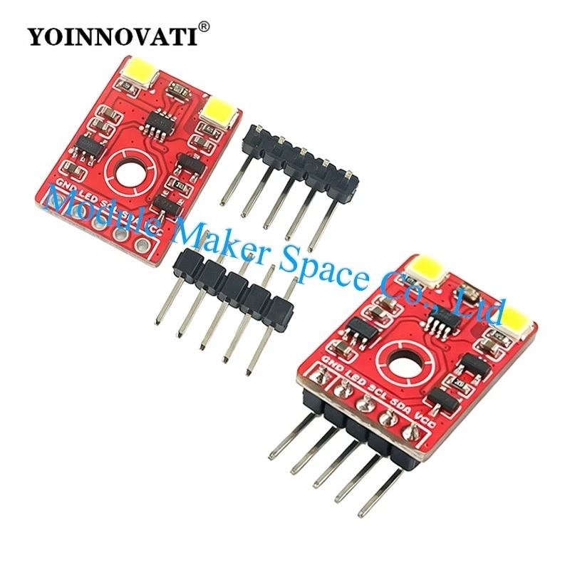 VEML3328 High Precision RGBCIR Color & Ambient Light Sensor Module 5-Channel (RGB, Clear, IR) I²C 16-Bit Output 3.3-5V