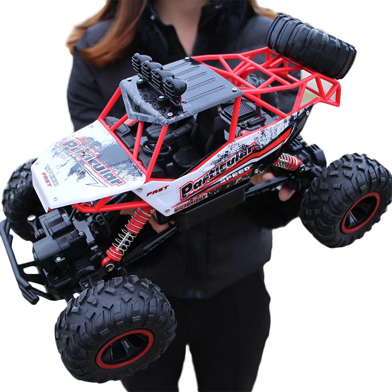 Maxis Oversized RC 4WD Off-Road Truck High-Speed Drift Rock Crawler Rechargeable Remote Control Racing Car Toy for Boys