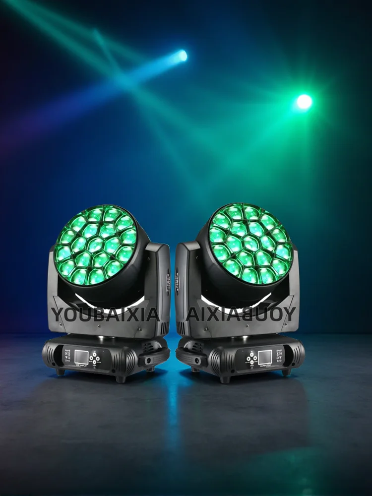 2PZ/19x40w Bee Eyes LED Moving Head RGBW Beam + Wash Light Bühnenbeleuchtung für DJ Disco Professionelle Hochzeitsfeier DMX512