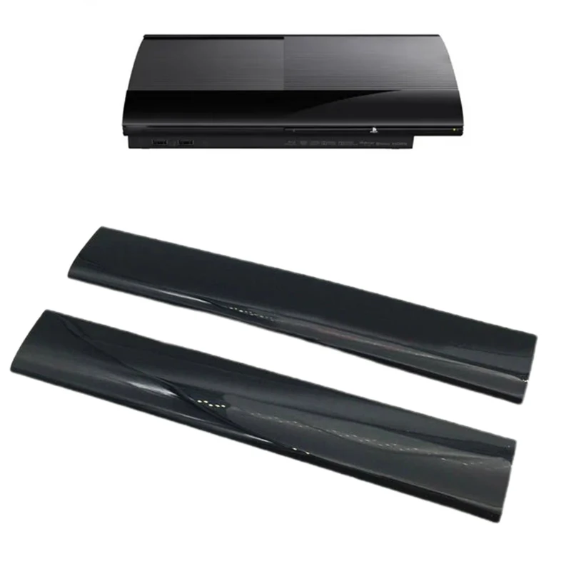 Запасная часть для PS3 SLIM 4000, черная крышка для корпуса, передняя панель для телефона, левая и правая