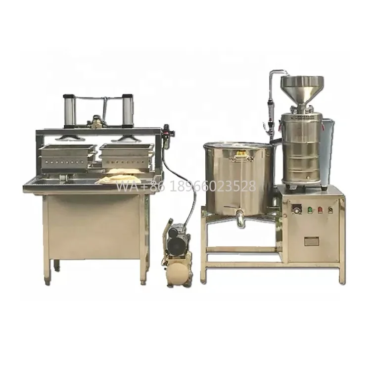 ماكينة تصنيع خثارة حليب الصويا الأوتوماتيكية بسعة 50 كجم #1