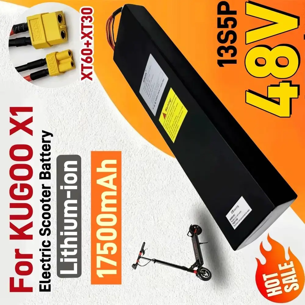 

~!@#$%^&~~~ 13s5p 48V battery 17.5Ah for Kugoo X1/X1Plus scooter lithium battery pack with BMS