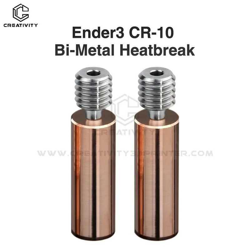 

Creativity Ender3/ CR-10 Titanium alloy Bi-Metal Heatbreak For Ender-5/3 CR-10S 1.75MM Filament Smooth Heat break