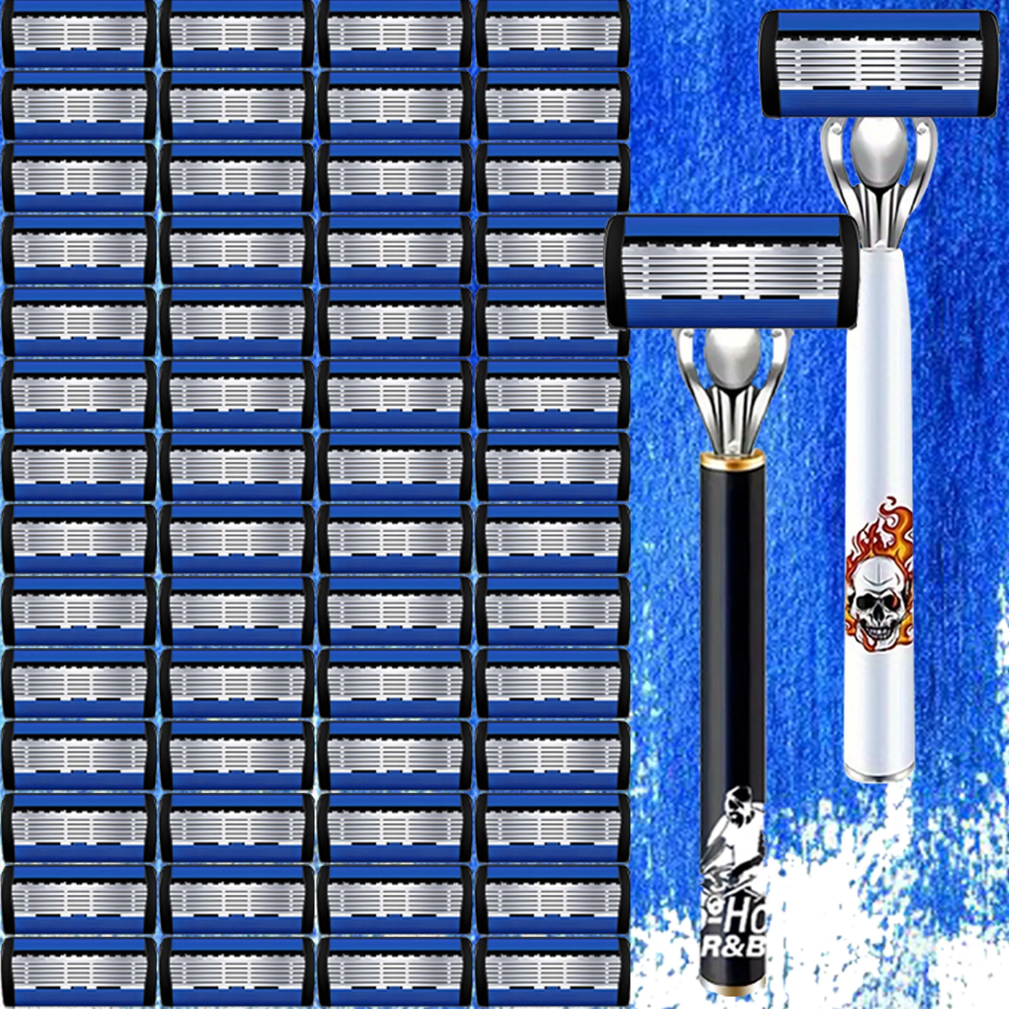 

Высококачественный набор мужских бритв класса люкс, удобная ручка, лезвие из нержавеющей стали. Необходимая бритва для мужчин.