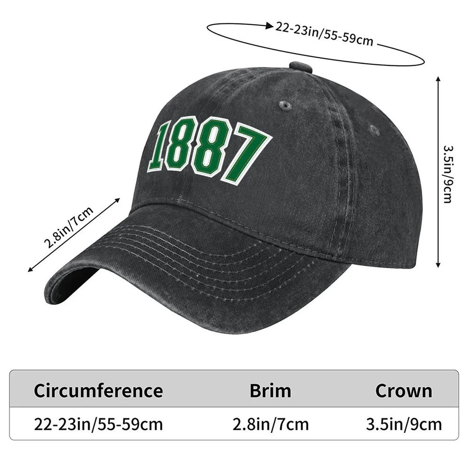 FAMU Florida Orange and Green A&M Pride 1887, бейсболка, пляжная сумка, вечерняя шляпа, солнцезащитный крем, люксовый бренд, женские шляпы, 2025 г., мужские