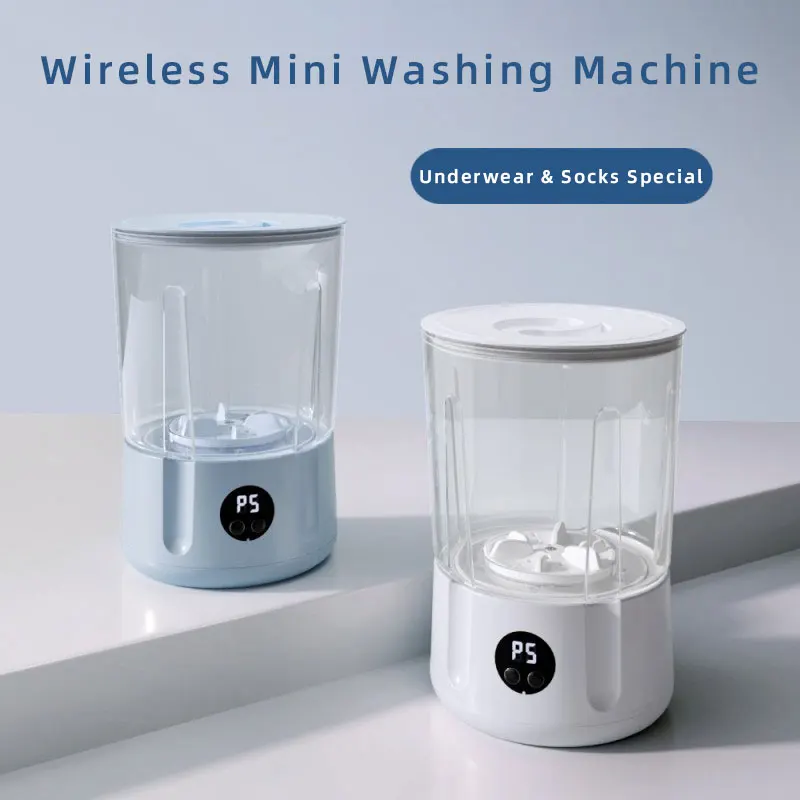 USB Charging Wireless Portable Laundry Cup,Mini Sock Washing Machine,Home Small Specialized Underwear Washer