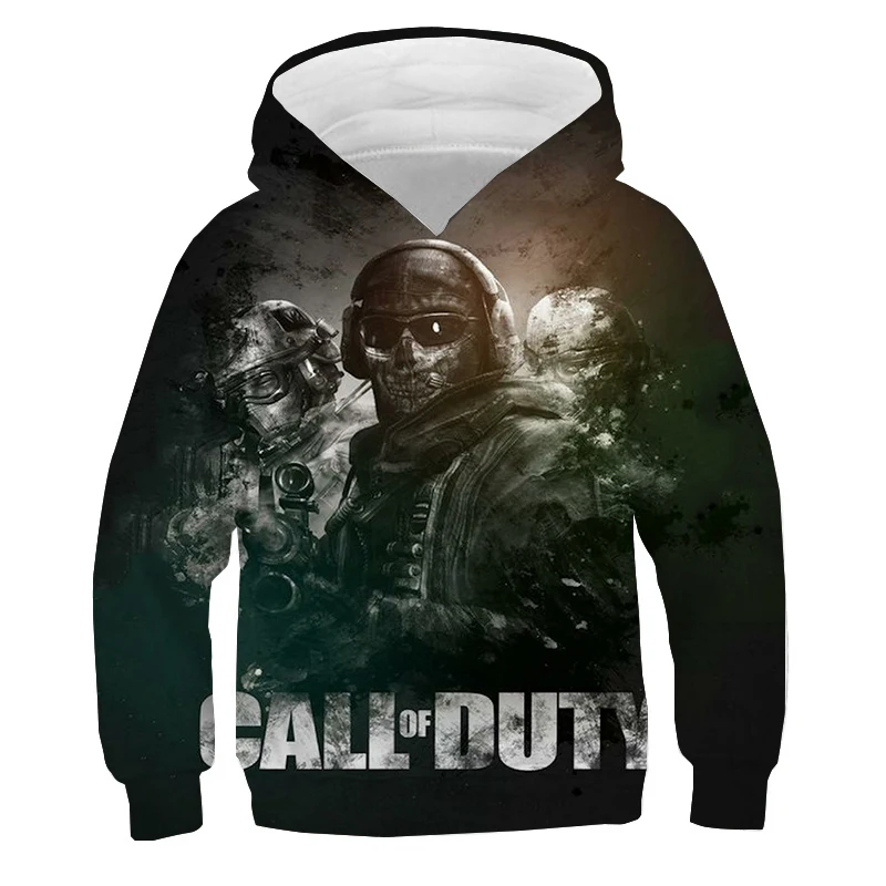 Call Of Duty Warzone 3D Print Hoodies Boys Fashion Personality Hooded Sweatshirt Casual Outdoor Long Sleeve Pullover Kids Hoodie