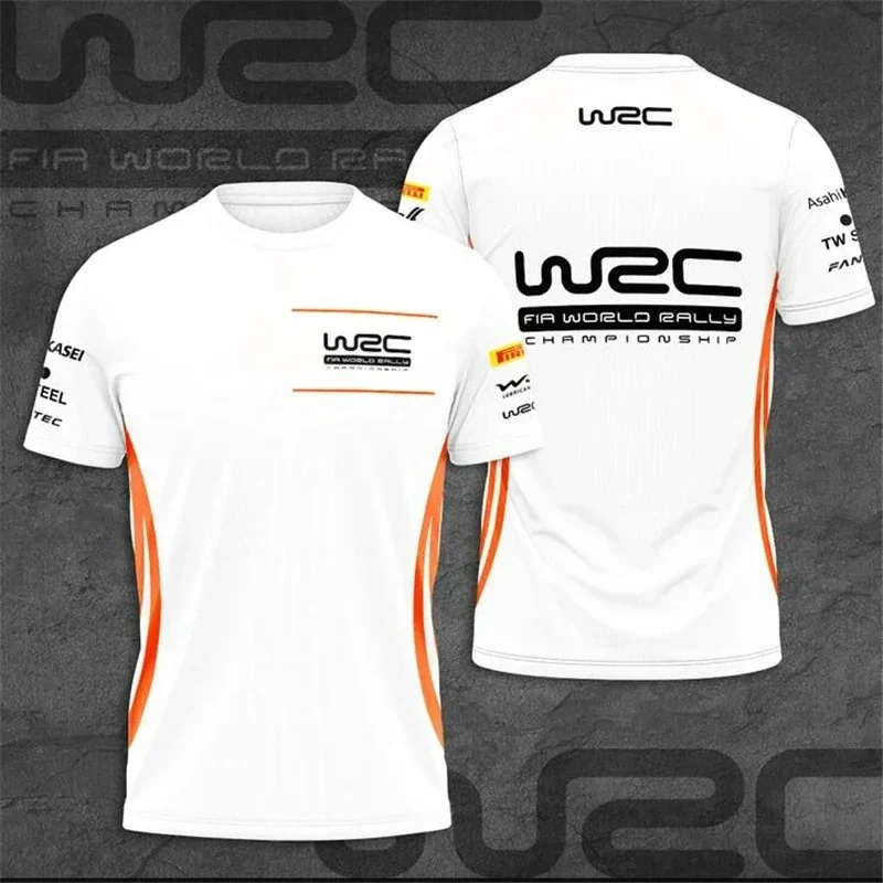 Rally Fans Jersey uomo bambini WRC T-Shirt traspiranti stampa 3D uomo donna estate T-Shirt moda oversize bambini Tees top